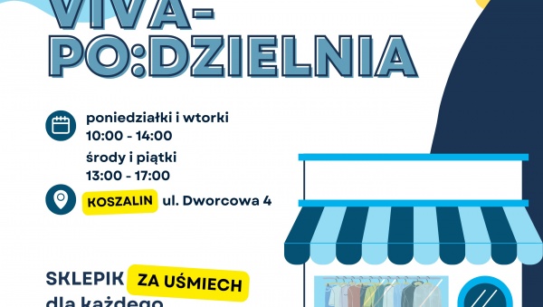 Plakat promujący inicjatywę “Viva-Podzielnia”.