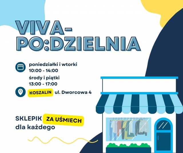 Plakat promujący inicjatywę “Viva-Podzielnia”.